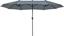 Picture of Beliani Parasol ogrodowy 270 x 460 cm szary SIBILLA (619000