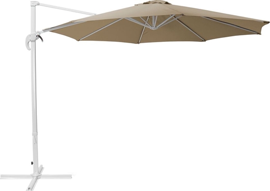 Picture of Beliani Parasol ogrodowy Savona beowo-biay 300 cm