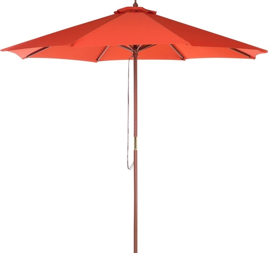 Picture of Beliani Parasol ogrodowy Toscana II czerwony 270 cm