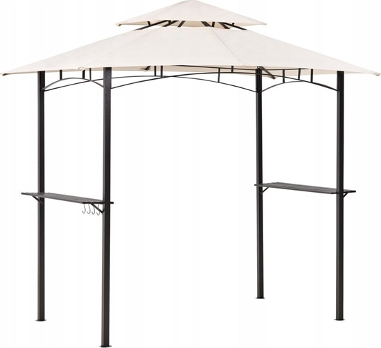 Picture of Beliani Pawilon ogrodowy 240 x 148 Beowy NARO