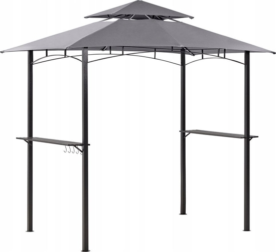 Picture of Beliani Pawilon ogrodowy 240 x 148 Szary NARO