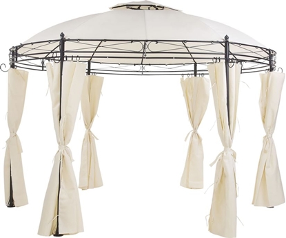 Изображение Beliani Pawilon ogrodowy 368 cm beowy SAFARA