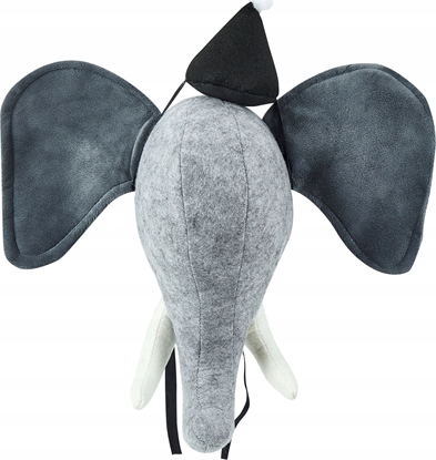 Picture of Beliani Pluszowa dekoracja cienna so szary BADOU