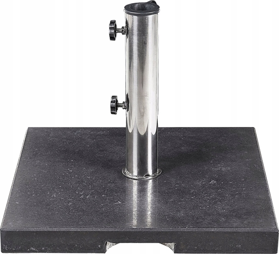 Picture of Beliani Podstawa pod parasol kwadratowa 45 x 45 cm czarna CEGGIA