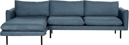 Picture of Beliani Prawostronny naronik tapicerowany niebieski VINTERBRO