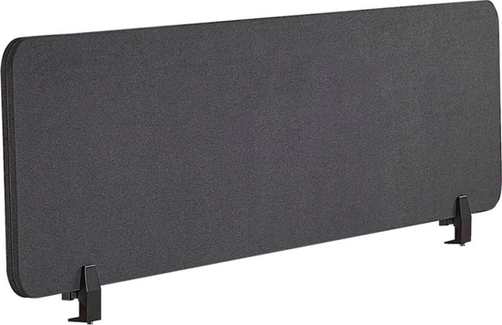 Picture of Beliani Przegroda na biurko 160 x 40 cm ciemnoszara WALLY