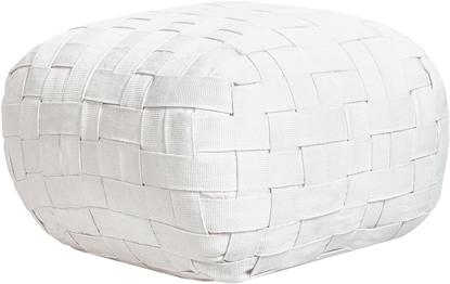 Picture of Beliani Puf ogrodowy 50 x 50 cm zamana biel BODLA