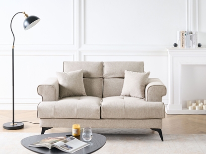 Picture of Beliani Sofa 2-osobowa beowoszara SKIVE