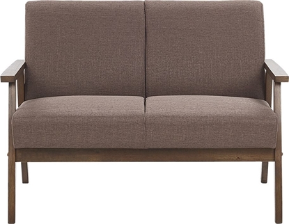 Picture of Beliani Sofa 2-osobowa brzowa ASNES