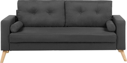 Picture of Beliani Sofa 2-osobowa ciemnoszara KALMAR