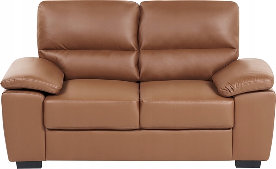 Изображение Beliani Sofa 2-osobowa zoty brz VOGAR