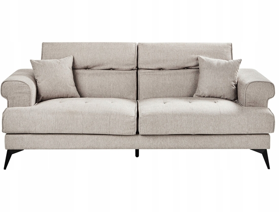 Изображение Beliani Sofa 3-osobowa beowoszara SKIVE