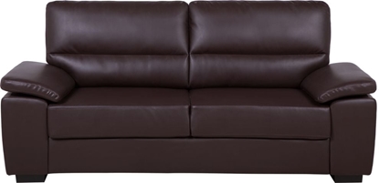 Picture of Beliani Sofa 3-osobowa brzowa VOGAR