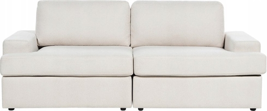 Изображение Beliani Sofa 3-osobowa jasnobeowa ALLA