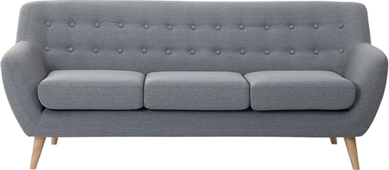 Picture of Beliani Sofa 3-osobowa jasnoszara MOTALA