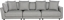 Изображение Beliani Sofa 3-osobowa jasnoszara SIGTUNA