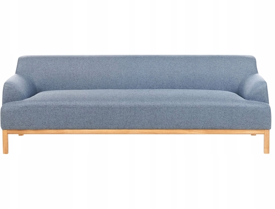 Picture of Beliani Sofa 3-osobowa niebieska SOSJO