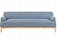 Picture of Beliani Sofa 3-osobowa niebieska SOSJO