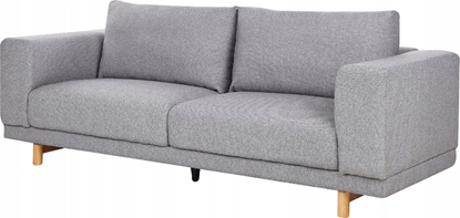 Изображение Beliani Sofa 3-osobowa szara NIVALA