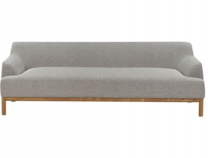 Изображение Beliani Sofa 3-osobowa szara SOSJO