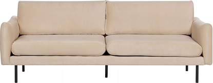 Изображение Beliani Sofa 3-osobowa welurowa beowa VINTERBRO