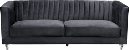 Picture of Beliani Sofa 3-osobowa welurowa czarna ARVIKA