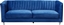 Picture of Beliani Sofa 3-osobowa welurowa niebieska ARVIKA