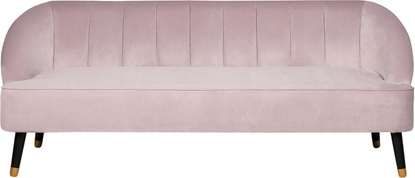 Изображение Beliani Sofa 3-osobowa welurowa róowa ALSVAG