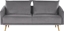Picture of Beliani Sofa 3-osobowa welurowa szara MAURA