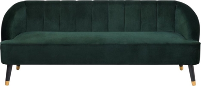 Изображение Beliani Sofa 3-osobowa welurowa zielona ALSVAG