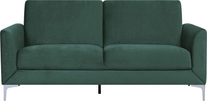 Изображение Beliani Sofa 3-osobowa welurowa zielona FENES