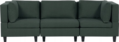 Изображение Beliani Sofa moduowa 3-osobowa ciemnozielona UNSTAD