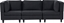 Picture of Beliani Sofa moduowa 3-osobowa czarna UNSTAD