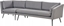 Picture of Beliani Sofa narona dla 3 osób Lewostronny Tkanina Szary LORETELLO