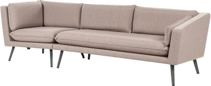 Изображение Beliani Sofa ogrodowa 3-osobowa lewostronna beowa LORETELLO