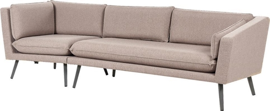 Picture of Beliani Sofa ogrodowa 3-osobowa lewostronna beowa LORETELLO