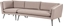 Изображение Beliani Sofa ogrodowa 3-osobowa lewostronna beowa LORETELLO