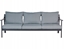 Изображение Beliani Sofa ogrodowa dla 3 osób KIATO Metal Ciemnoszary