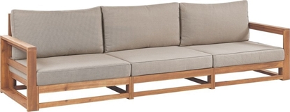 Изображение Beliani Sofa ogrodowa 3-osobowa jasna TIMOR II