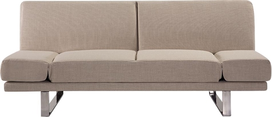 Изображение Beliani Sofa rozkadana beowa YORK