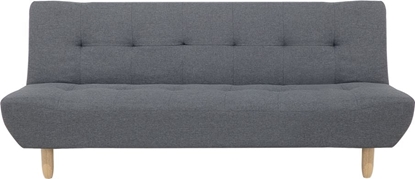 Изображение Beliani Sofa rozkadana ciemnoszara ALSTEN