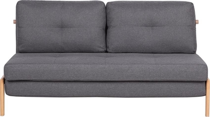 Изображение Beliani Sofa rozkadana ciemnoszara EDLAND