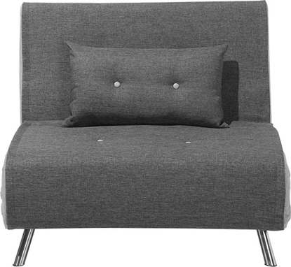 Изображение Beliani Sofa rozkadana ciemnoszara FARRIS