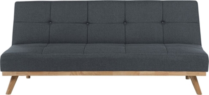Изображение Beliani Sofa rozkadana ciemnoszara FROYA