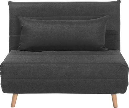 Изображение Beliani Sofa rozkadana ciemnoszara SETTEN