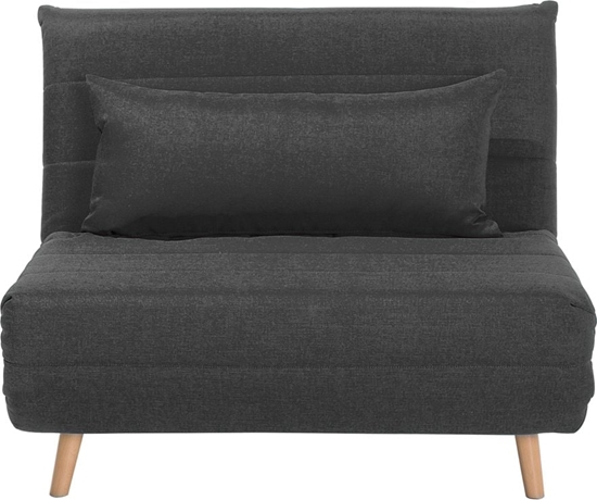 Изображение Beliani Sofa rozkadana ciemnoszara SETTEN