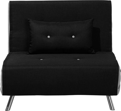 Изображение Beliani Sofa rozkadana czarna FARRIS