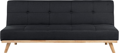 Изображение Beliani Sofa rozkadana czarna FROYA