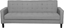Изображение Beliani Sofa rozkadana jasnoszara VEHKOO