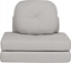 Изображение Beliani Sofa rozkadana jednoosobowa jasnoszara OLDEN